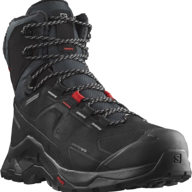 Black Salomon Quest Winter Thinsulate Climasalomon Waterproof Women's Winter Boots | IE AF3485